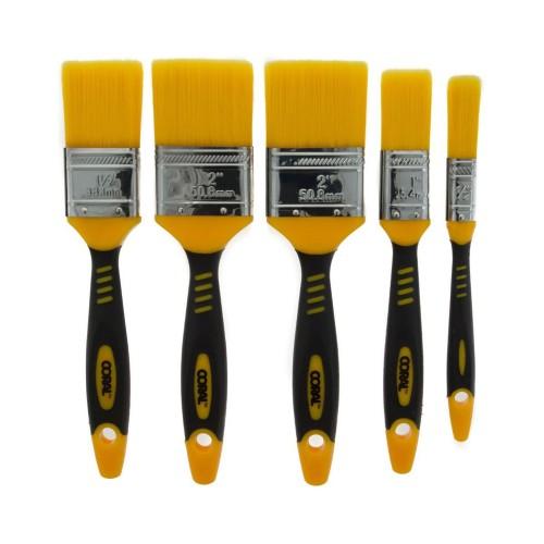 Coral Zero-Loss Paint Brush Set (Pack of 5)