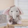 Cute Elephant Plush Keychain - Cartoon Couple Bag Pendant Fun Decoration