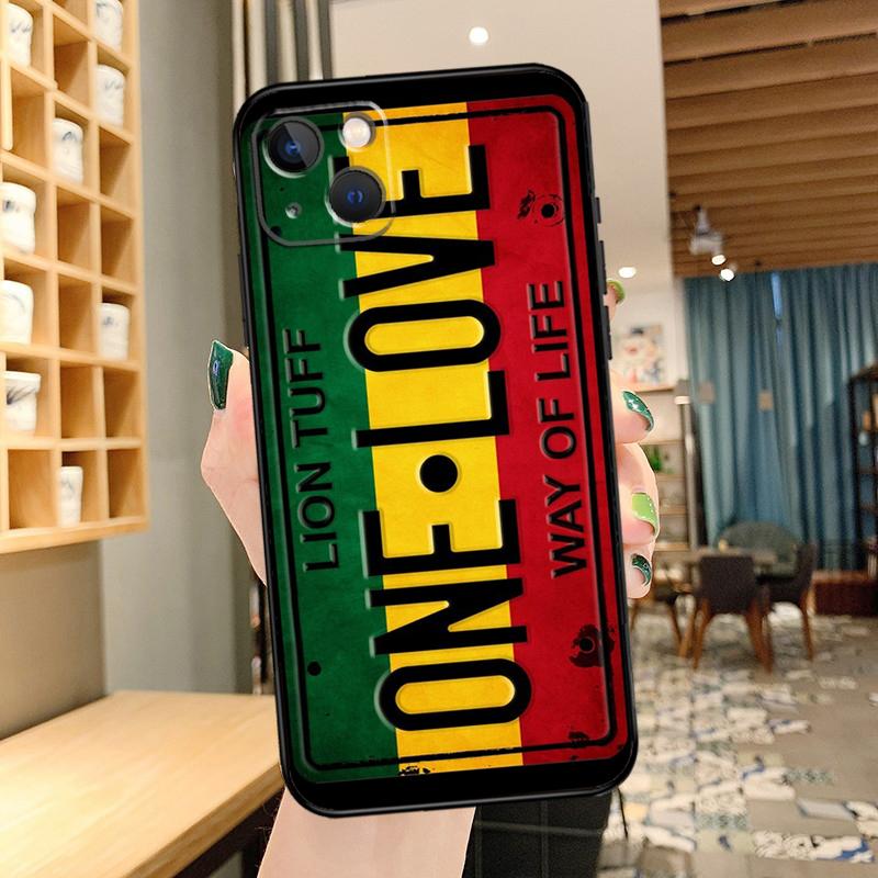 Bob Marley Rasta Lion Case For iPhone 14 15 16 13 12 11 Pro Max XR XS X Plus 12 13 Mini Phone Cover
