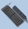 Portable Foldable Keyboard, Pocket Size Scissor Switch, Wireless Touchpad, Ergonomic Design, for PC Tablet Office