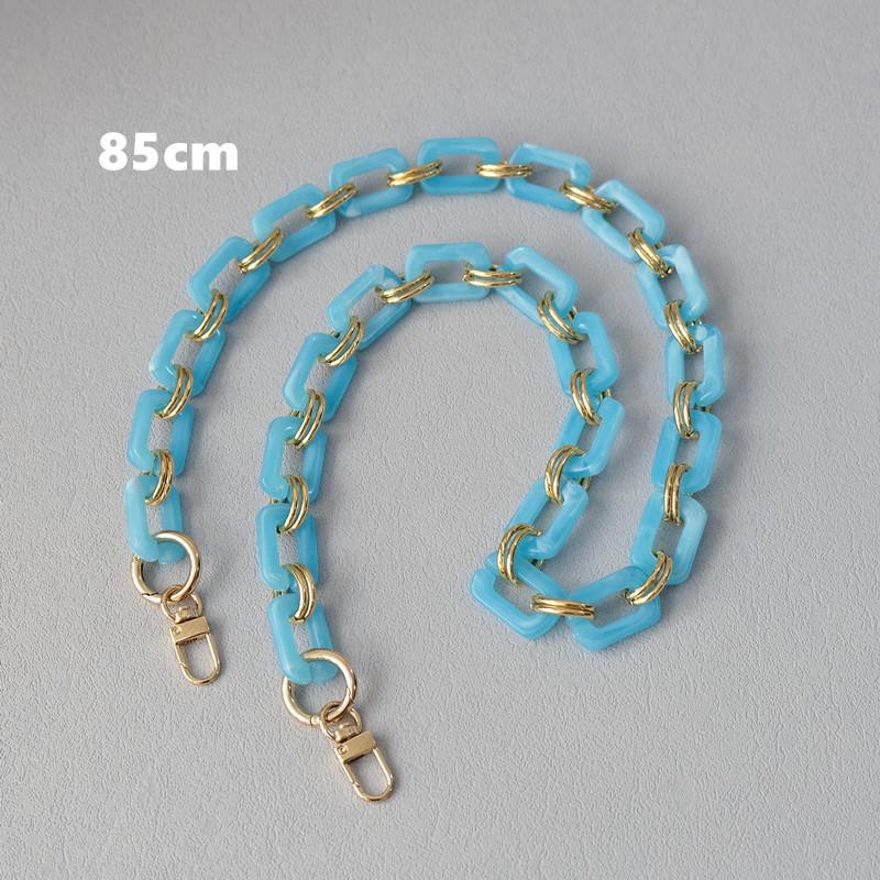 New Fashion Woman Bag Accessory Detachable Replacement Chain Candy Solid Square Acrylic Luxury Strap Women Shoulder Handle Chain
