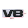 3D Metal V6 V8 Logo Car Emblem Badge Decals Sticker For Toyota FJ Land Cruiser Highlander JEEP Wrangler Fender Trunk Accessories