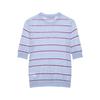European and American Style, New Women's Clothing, Fashionable, Versatile, Cross-border Foreign Trade Striped Ultra-fine Knitted Sweater Women
