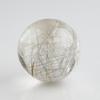 Eigado Rutilated Quartz Gold Natural Natural Power Good Luck In and Overall Good Sphere, Rutilated, 34mm, Quartz, Stone, Rutile, Stone, Work, Money,