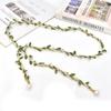 Bohemian Ethnic Style Waist Belt Pearl Beaded Dress Decoration Leather Weave Waist Chain  Party
