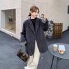 2024 Women's Double-Breasted Korean Style Wool Coat - Chic & Versatile Winter Fashion