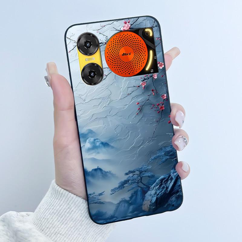 Cartoon Case For ZTE Nubia Music 2 Music2 Printing Shell Protective Cover For ZTE Nubia Music Z2353 Soft Silicone Black Casing
