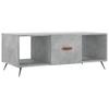  Coffee Table, Concrete Grey, 102x50x40 Cm