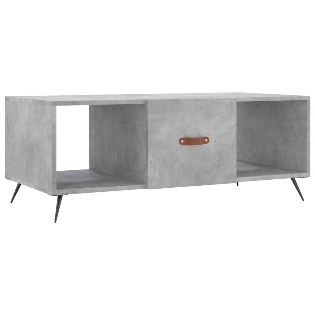  Coffee Table, Concrete Grey, 102x50x40 Cm