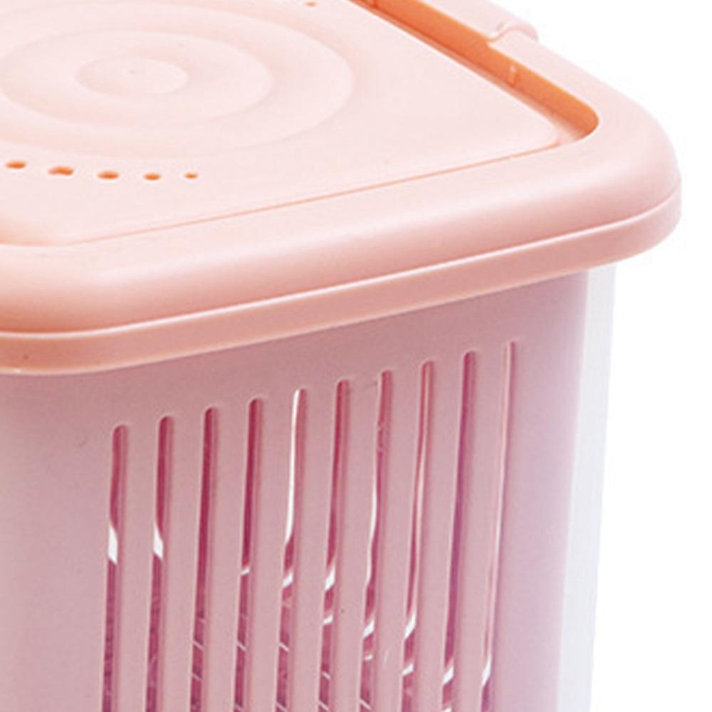 Stackable Vegetable Storage Box Sealing Box Removable Drain Basket Food Storage Container With Lid Durable