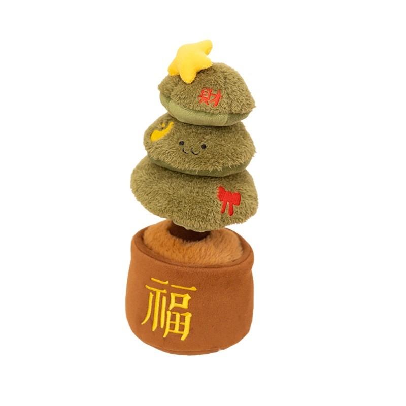 Holiday Tree Christmas Plush Toy Stuffed Doll Gift With Durable Fabric Design