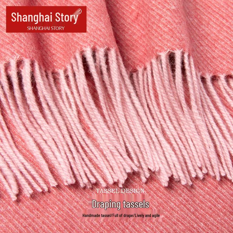 100% Wool Warm Scarf and Large Shawl