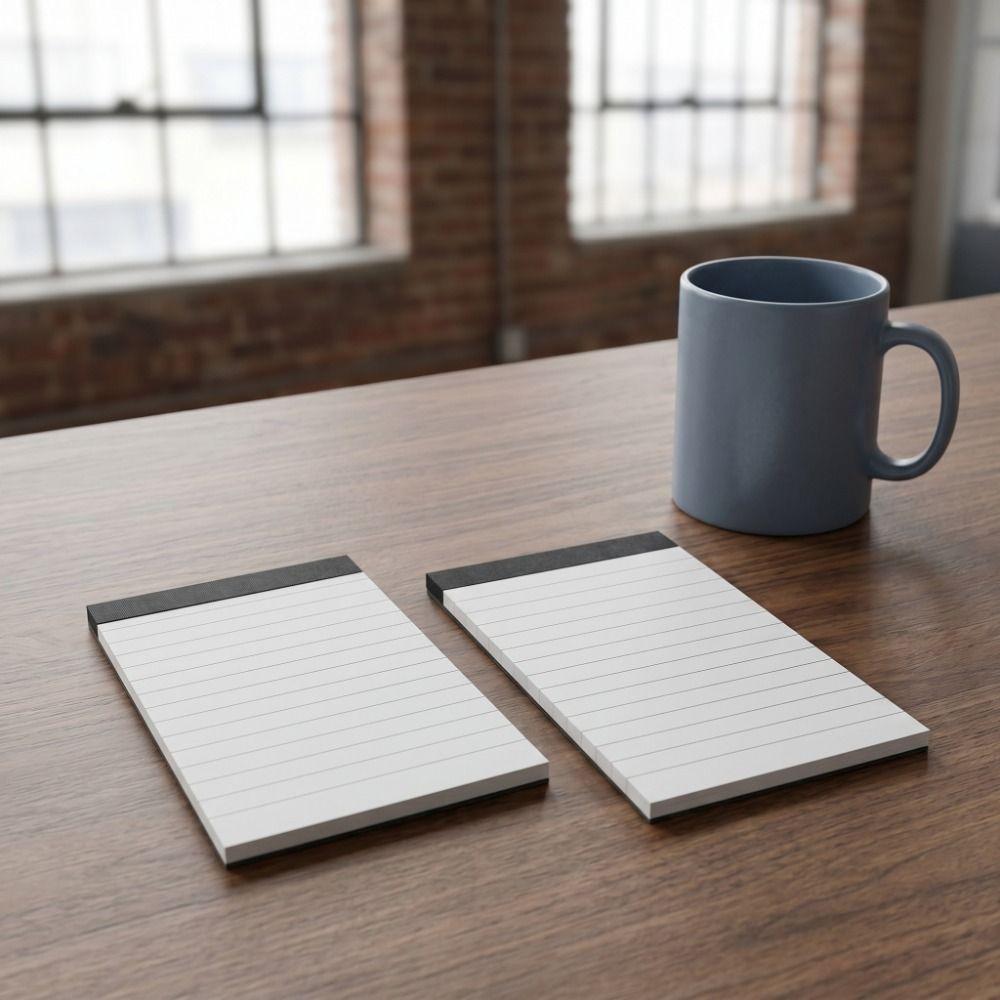 5 psc Volumes 30 Sheets A7 Note Pads Blank Diary Horizontal Memo Pad Office Supplies Simple Writing Slabs School