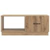Artisan Oak Coffee Table 90 X 50 X 37 Cm Engineered Wood