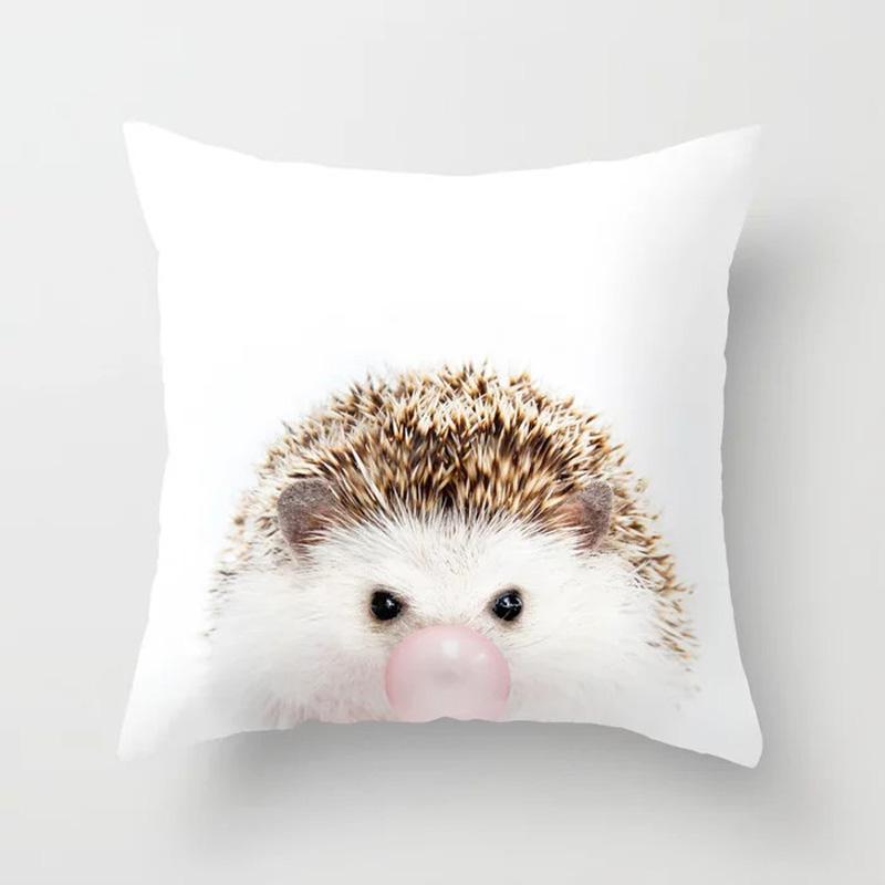 

Декоративные наволочки Милые животные Домашний декор Чехлы для подушек в машину Диван 45x45cm