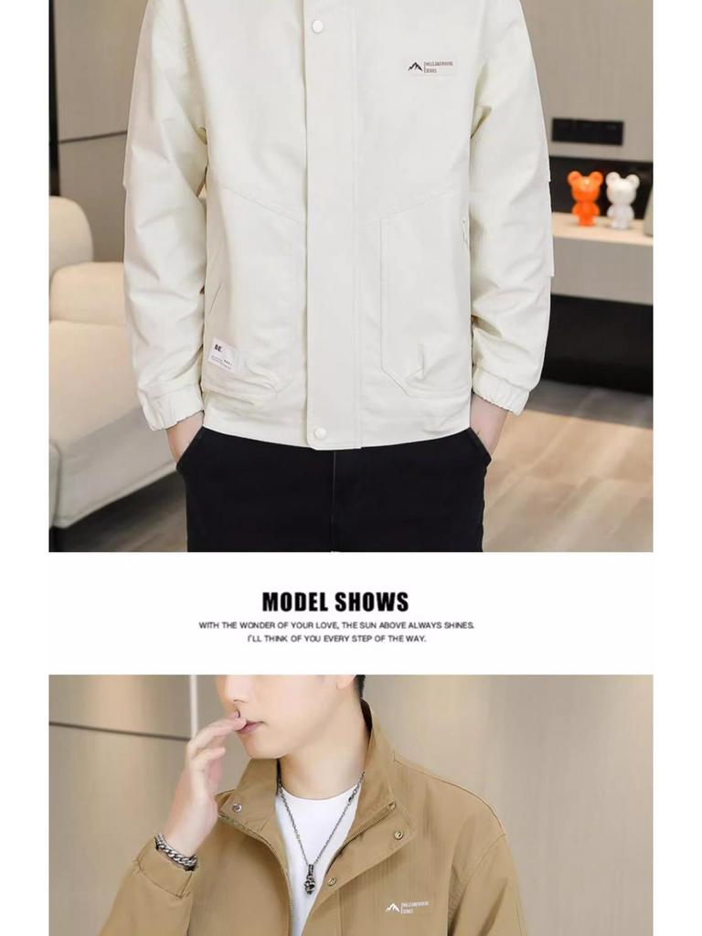 Herren Casual Vielseitige Jacke - Frühling/Sommer 2025 Stilvolle Dünne Oberbekleidung für Reife und Trendige Looks