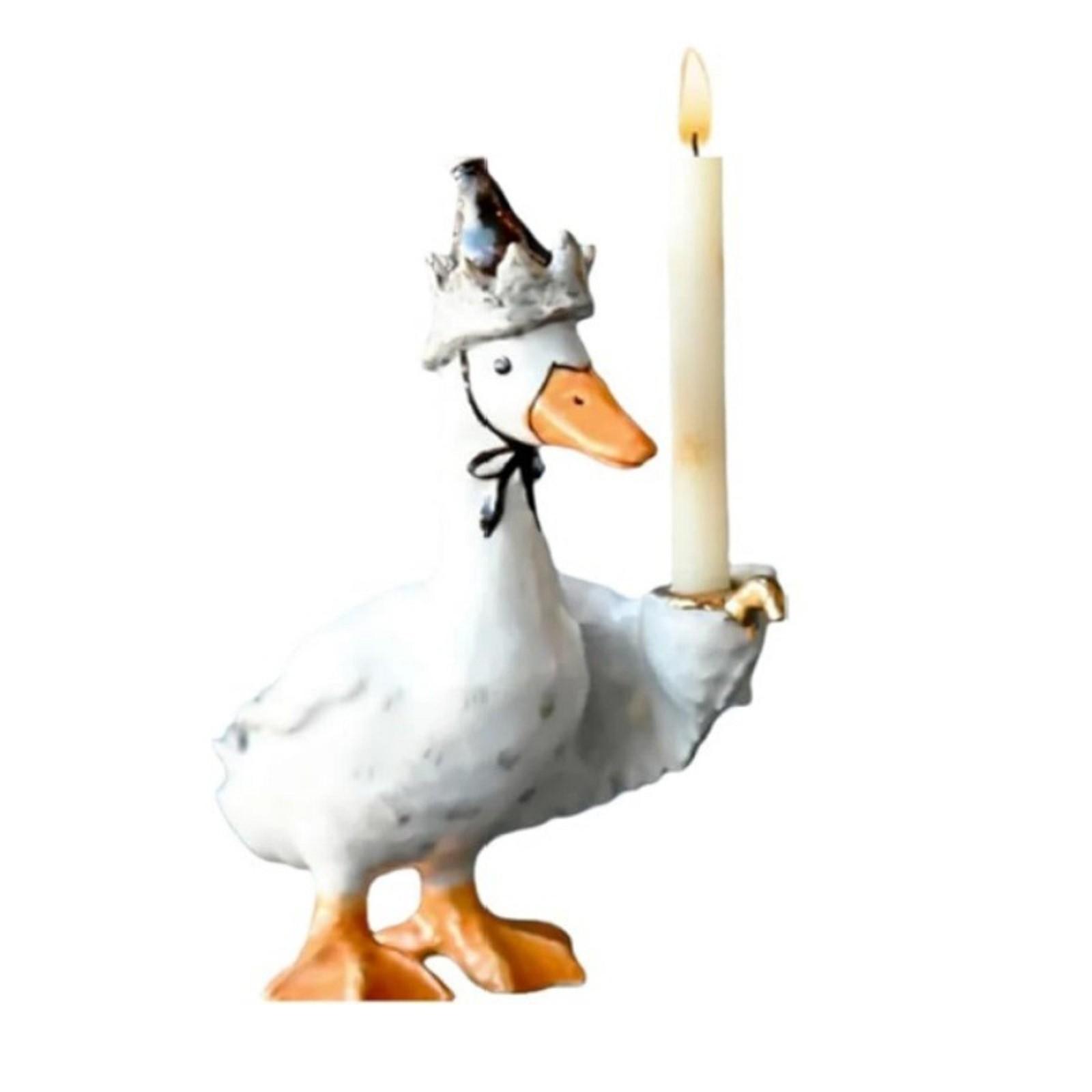 

Animal Cake Candle Holder Ornament Resin Handicraft One Size