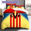 Villarreal logo Bedding Quilt Set Quilt Cover Pillowcase Home Decoration Birthday Gift (1 * duvet cover + 2 * pillowcase, without core)