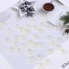 Card CraftWhite DIY Decor Decoration Wedding Flatback Pearl Snowflake Embellishment Christmas