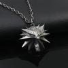 European and American Trends Zinc Alloy Wizard Wolf Head Wild Men Pendant Necklace Game Merchandise Commemorative Accessories