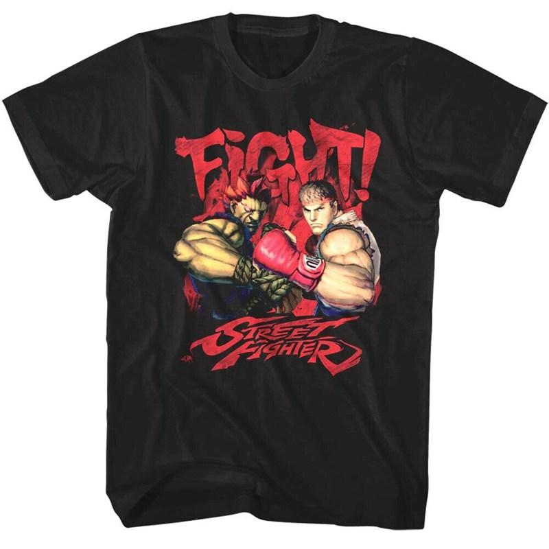 Pop Summer Street Fighter (1990s) Champion Street Fighter Video Game Character Printable Unisexs ShortSleeved TShirt