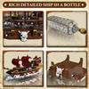 MOULD KING 10066 One Piece Ship In a Bottle Building Blocks Kits, MOC Queen Anne's Revenge Pirate Ship Model Building Sets(2488+ Pieces)