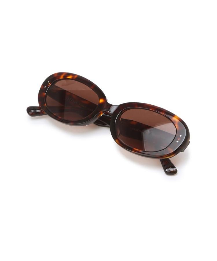 Attebanesabeuluno Brown Leopard Double A Sunglasses & Pouch Set Aagl5E101W2