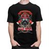 Custom Trendy Vintage Fire Rescue Fireman Skull Firefighter T Shirt Men 100 Cotton Tshirt Casual Tees Fashion Tshirt