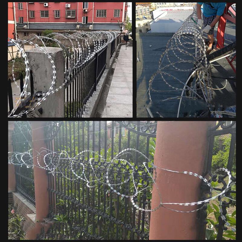 Hot-dip Galvanized Razor Wire Fence