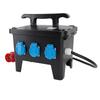 Power Distribution Unit Portable Outdoor Compact Construction Site Power Distributor with Cable