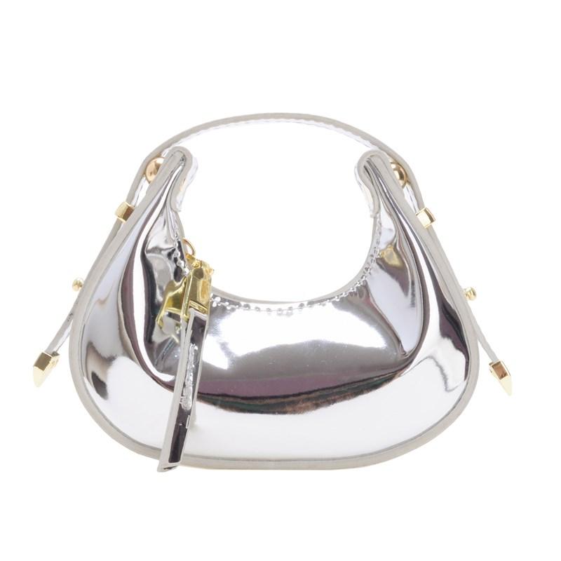 

Детские сумки из ПУ, мини-полумесяцы, прочные, компактные, простые, с чувством роскоши, красивые, дизайнерские, новый стиль, мода