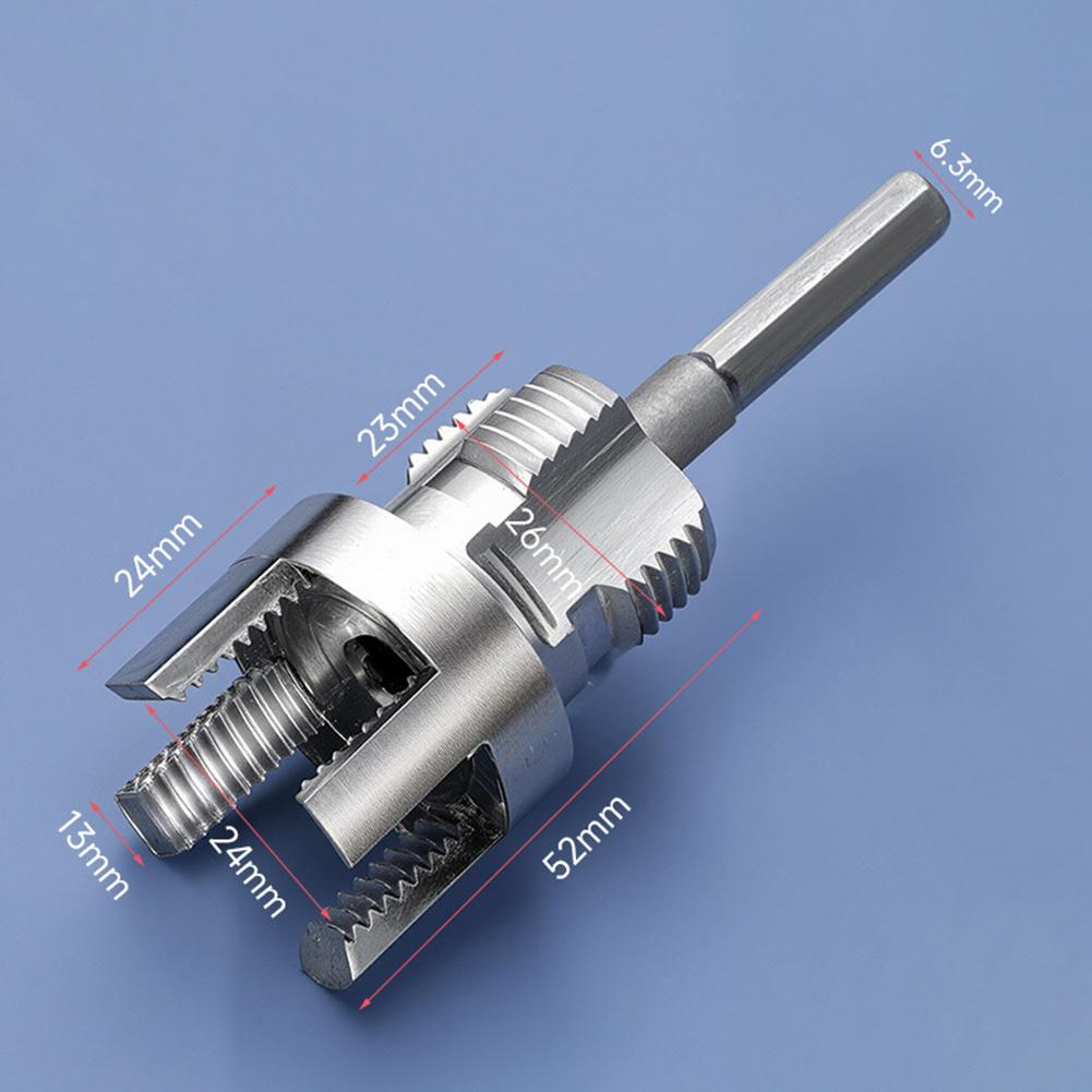 4pcs PVC Pipe Threader Set PPR Water PipeExpansion Drill Bit For Plumbing 4-point 6-point Water Pipe Thread Wire Opener