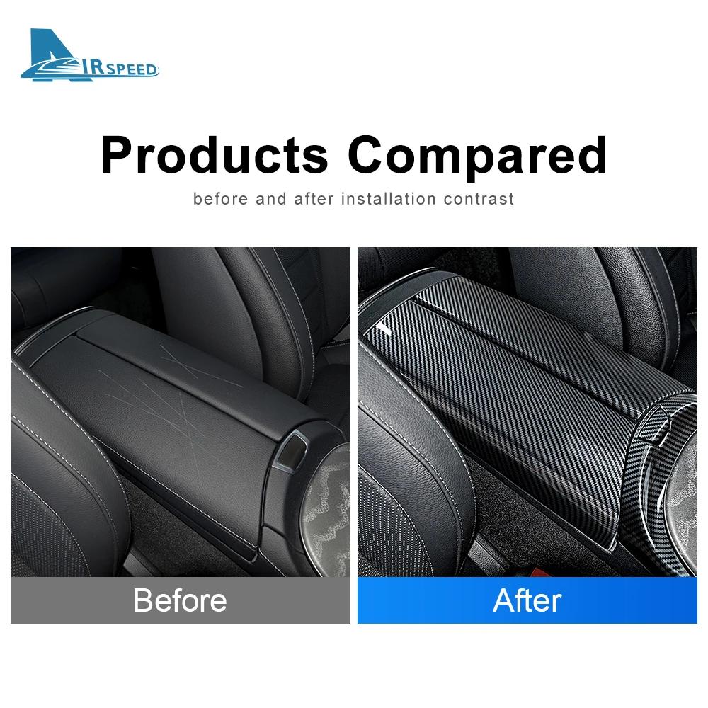 For Mercedes Benz A Class W177 V177 CLA C118 W118 GLA GLB X247 H247 2020-2022 Car Center Console Armrest Trim Cover ABS