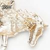 Equestrian Fashion Accessory 1/4Pcs Horse Brooch Alloy Enamel Pin