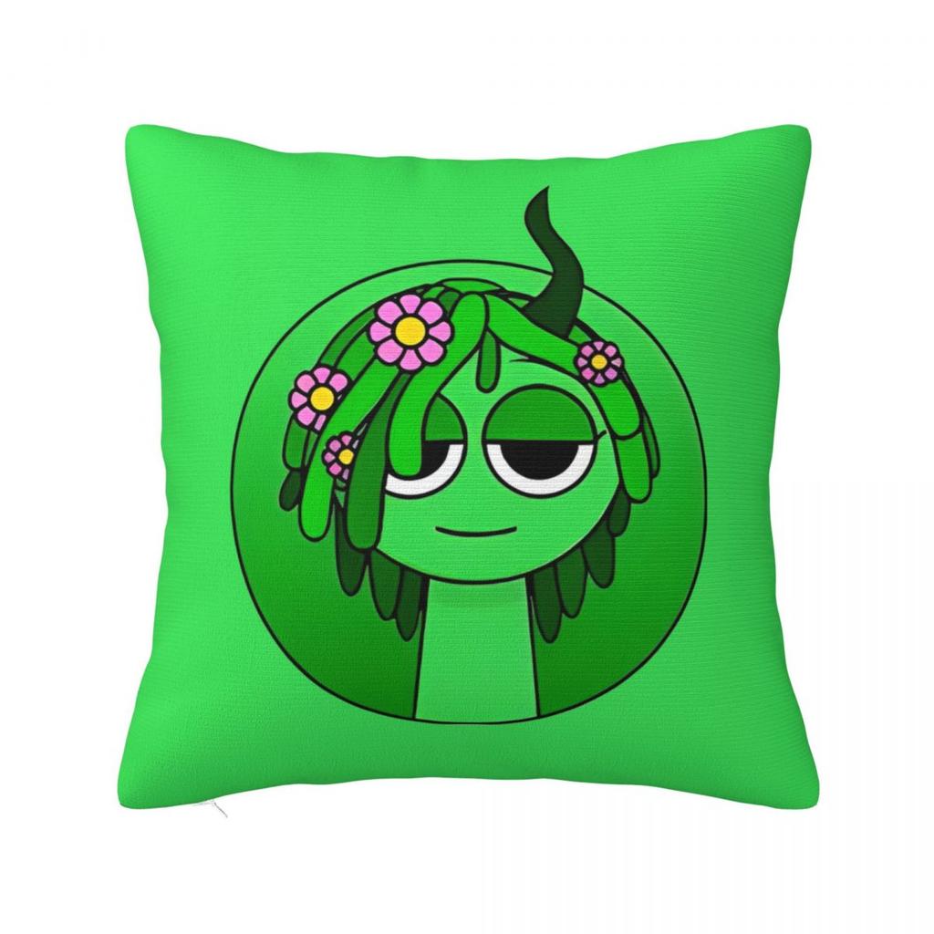 Sprunki Incredibox Sky Pillow Case Cartoon Anime Game Cushion Covers Vintage Decorative Pillowcase for Home 45*45cm