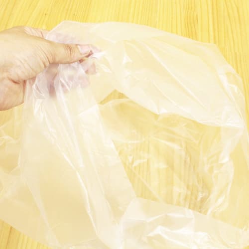 Household Japan Compact Poly Bags, Semi-Transparent, 70L, Pack of 30, 80cm W X 90cm D X 0.018mm Thick, Easy To Store, Compact and Easy To Remove Indiv