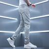 Jie Leinuo Men's Slim Fit Ripped Jeans