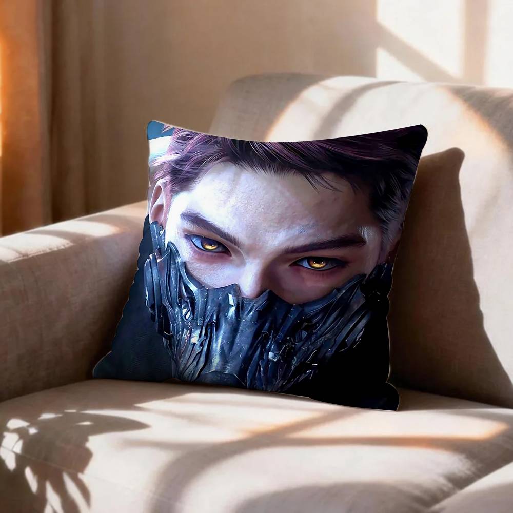 COOL VValko LLove and Deepspace Pillow Case Pattern Printed Pillowcase For Living Room Sofa Cushion Cover