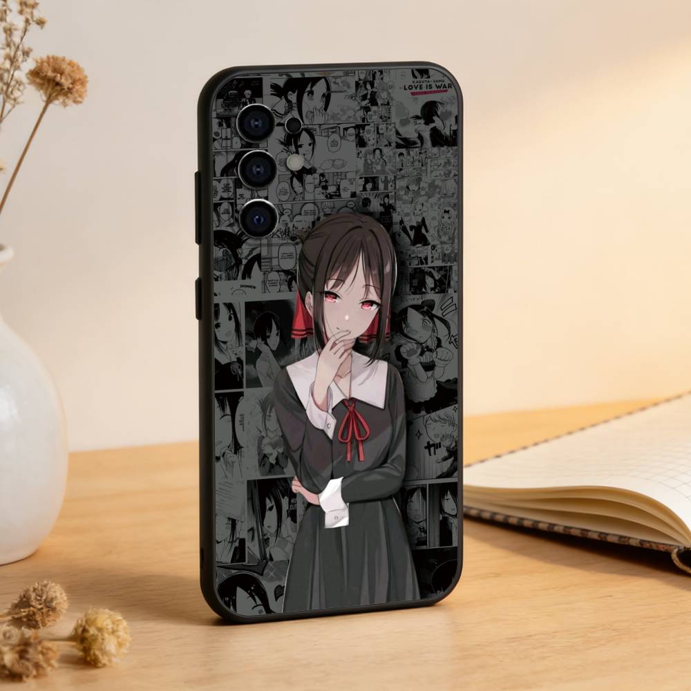 Kaguya Sama Love Is War Phone Case For Samsung S25,S24,S21,S22,S23,S30,Ultra,S20,Plus,Fe,Lite,Note,10,Black Cover