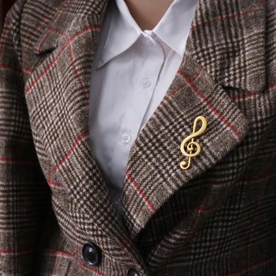 Music Instrument Treble Clef Pins Music Note G Clef Brooch Creative Eighth Note Pin Music Lover