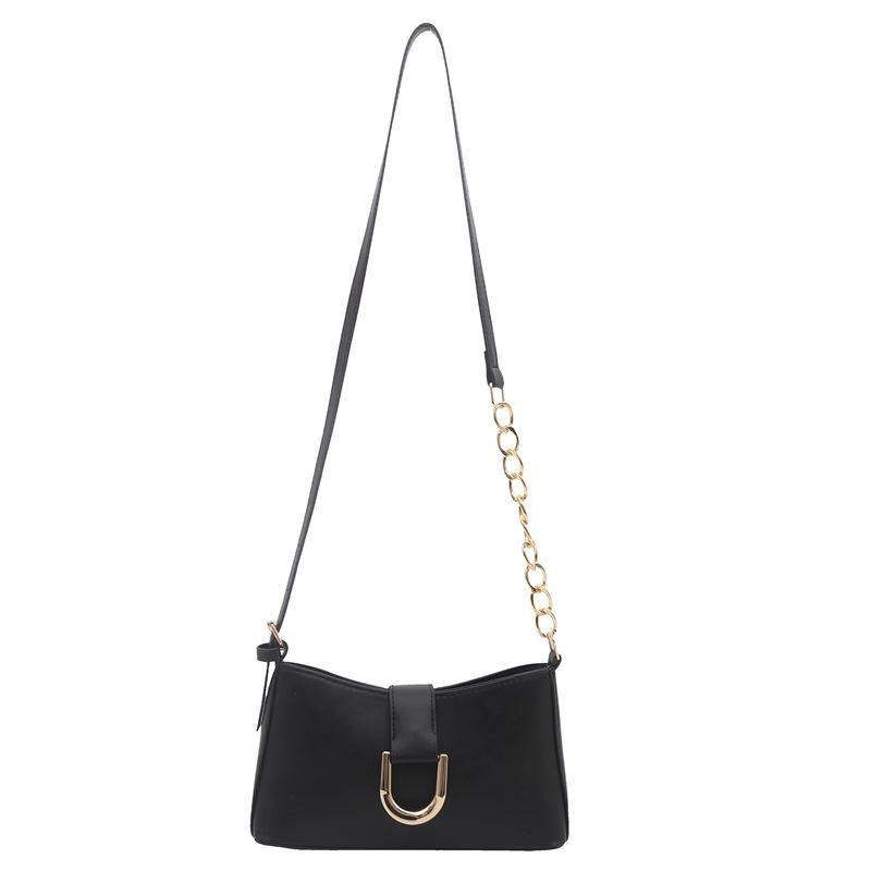

Premium texture portable small square bag women s bag spring new chain shoulder bag commuter versatile messenger bag чёрный