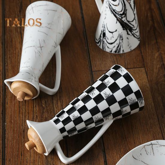 400/800ml Ceramic Oil Dispenser Bottle Dust-proof Design Handmade Ceramics Oil Can for Kitchen Cooking Olive Oil Soy Sauce Vinegar Cruet Storage Jar