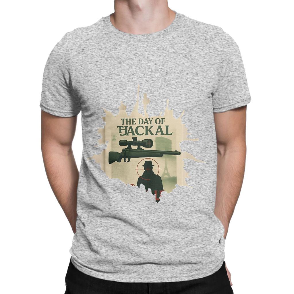 Der Tag des Schakals Staffel Lustiges 100% Baumwolle T-Shirt Der Tag des Schakals Staffel T-Shirts Oberteile Für Unisex