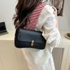 Portable underarm women's small square bag personalized trendy new lock fashionable retro underarm shoulder