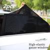 2pcs Car Styling Accessories Sun Shade Auto UV Protect Curtain Side Window Sunshade Mesh Sun Visor Protection Window Films Tools