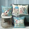 New Christmas Decorative Pillow Cover Linen Printed Sofa Bedside Home Pillow Cover Back Pillow Cushion