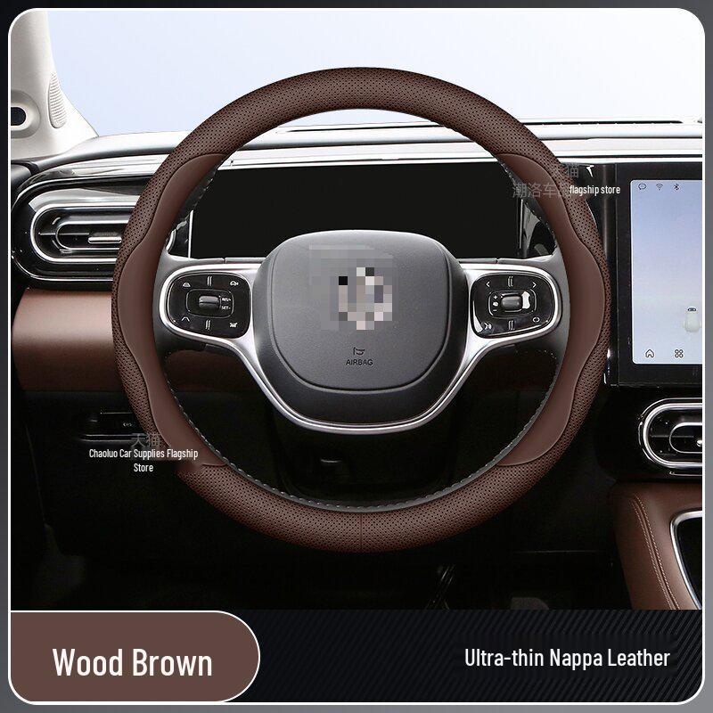 Vlastní potah volantu z pravé kůže pro modely Leapmotor B10/2026 v barvě Star Heng Purple