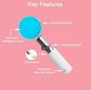 2pcs Beauty Facial Ice Globes Face Roller Massager Cooling Skin Care Body Neck Face Eyes Skin Lift Reduced Puffiness Household