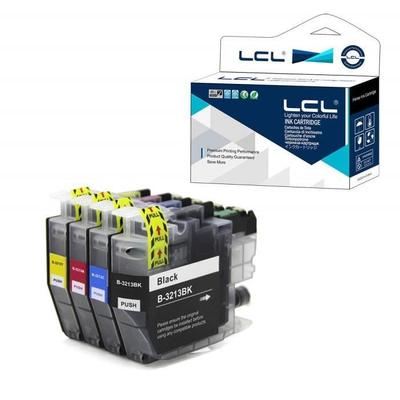Cartucho de tinta LCL Compatible Reemplazo para LC3213 LC-3213 (1 Negro 1 Cian 1 Magenta 1 Amarillo) para Brother DCPJ770 DCPJ772DW