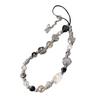 Elegant Flower Bead Pendant Accessory Y2K Heart Phone Charm Strap Hangings Charm